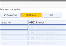 Illustration af skærm på kontrolpanel