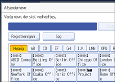 Illustration af skærm på kontrolpanel