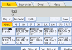 Vezérlőpanel képernyő - kép