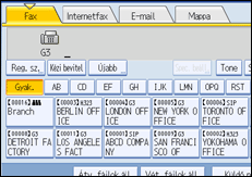 Vezérlőpanel képernyő - kép