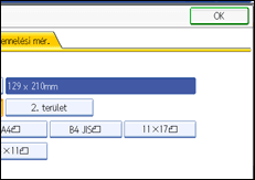 Vezérlőpanel képernyő - kép