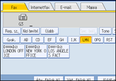 Vezérlőpanel képernyő - kép