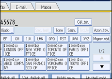 Vezérlőpanel képernyő - kép
