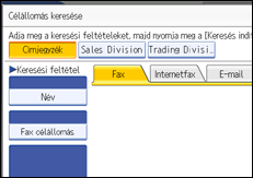 Vezérlőpanel képernyő - kép