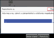 Vezérlőpanel képernyő - kép