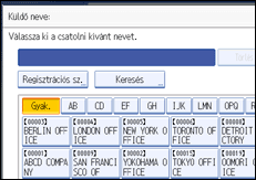 Vezérlőpanel képernyő - kép