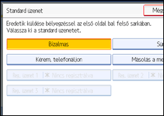 Vezérlőpanel képernyő - kép