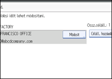 Vezérlőpanel képernyő - kép