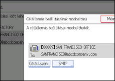 Vezérlőpanel képernyő - kép