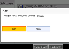 Vezérlőpanel képernyő - kép