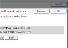 Vezérlőpanel képernyő - kép