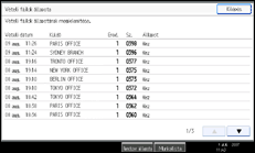 Vezérlőpanel képernyő - kép