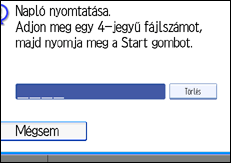 Vezérlőpanel képernyő - kép