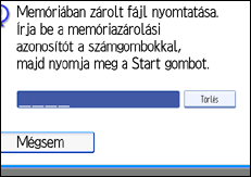 Vezérlőpanel képernyő - kép