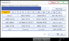 Vezérlőpanel képernyő - kép
