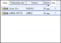 Vezérlőpanel képernyő - kép