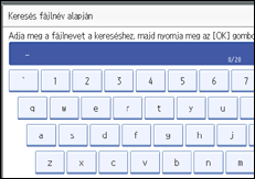 Vezérlőpanel képernyő - kép