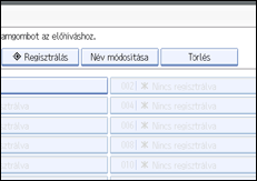 Vezérlőpanel képernyő - kép