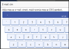Vezérlőpanel képernyő - kép