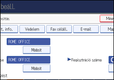 Vezérlőpanel képernyő - kép