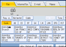 Vezérlőpanel képernyő - kép