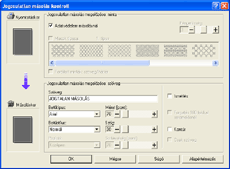 A nyomtatóvezérlő képernyőjének bemutatása