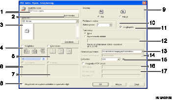 Az alkalmazás képernyőjének bemutatása, a számozott jelölés bemutatása