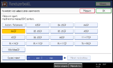 A kezel�panel k&eacute;perny�j&eacute;nek bemutat&aacute;sa