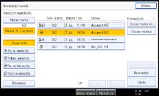 A kezel�panel k&eacute;perny�j&eacute;nek bemutat&aacute;sa