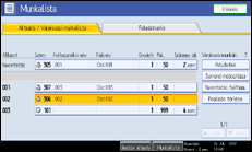 A kezelőpanel képernyőjének bemutatása