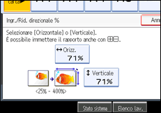 Illustrazione schermata pannello operativo