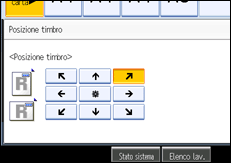 Illustrazione schermata pannello operativo