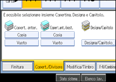 Illustrazione schermata pannello operativo