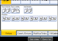 Illustrazione schermata pannello operativo