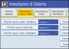 Illustrazione schermata pannello operativo