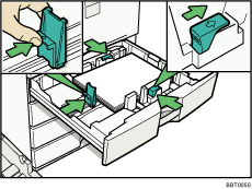 Illustrazione del vassoio carta