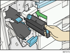 Illustrazione del contenitore dei residui di perforazione