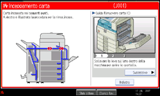 Illustrazione schermata pannello operativo