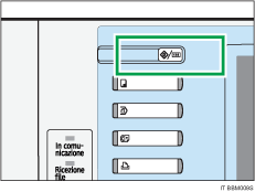 Illustrazione del tasto Strumenti Utente/Contatore