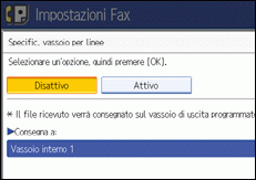 Illustrazione schermata pannello di controllo