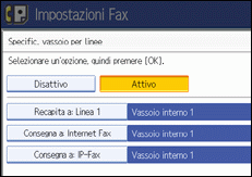 Illustrazione schermata pannello di controllo