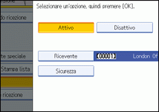 Illustrazione schermata pannello di controllo