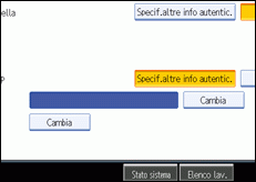 Illustrazione schermata pannello di controllo