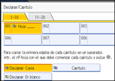 Ilustraci&oacute;n de la pantalla del panel de operaciones