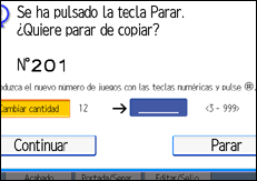 Ilustraci&oacute;n de la pantalla del panel de operaciones