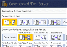 Ilustración del panel de operaciones