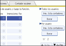 Ilustración del panel de operaciones