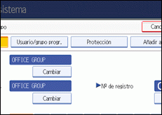 Ilustración del panel de operaciones