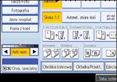 Ilustracja ekranu panela operacyjnego