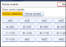 Ilustracja ekranu panela operacyjnego